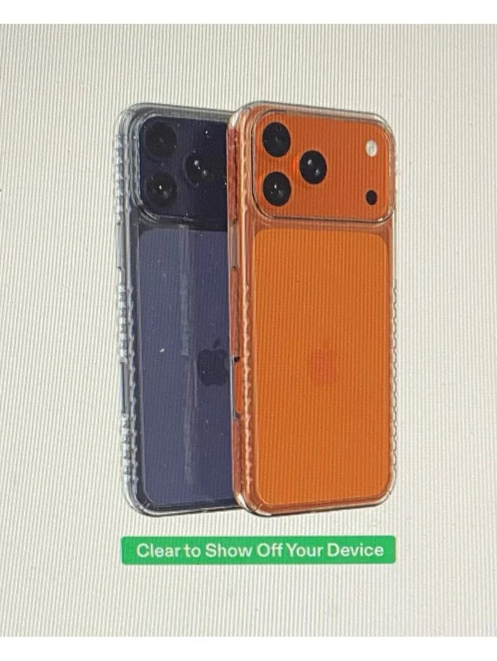 Onn Protective Gel Case for iPhone 17 Pro Max Clear